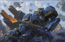 穿越战锤40k成为星际战士的